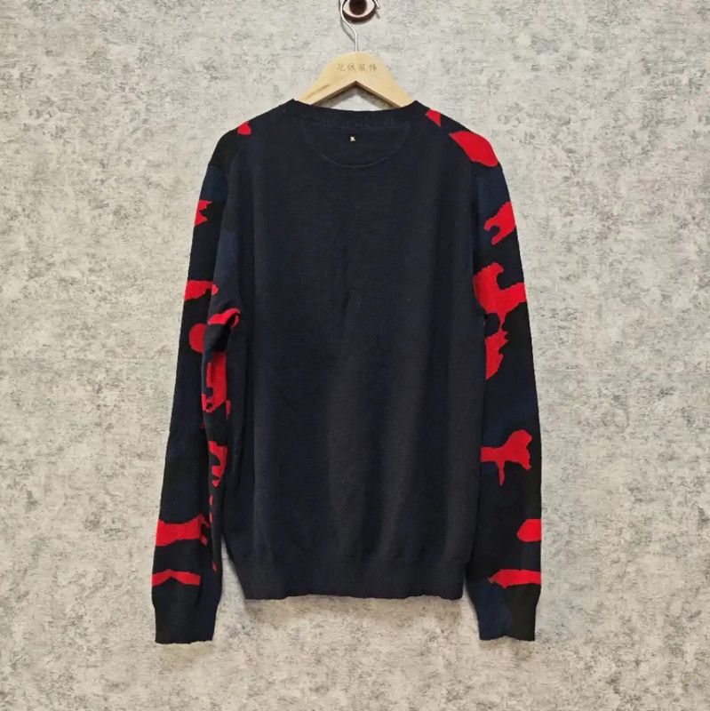 Valentino Valentino Red Wool Sweater for Women 0089 Size M / US 6-8 / IT 42-44 - 2 Thumbnail