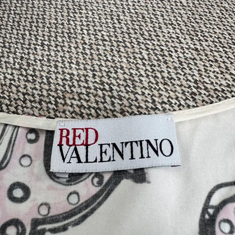 Valentino Valentino White Cotton Women's Dress 0089 Size M / US 6-8 / IT 42-44 - 3 Thumbnail