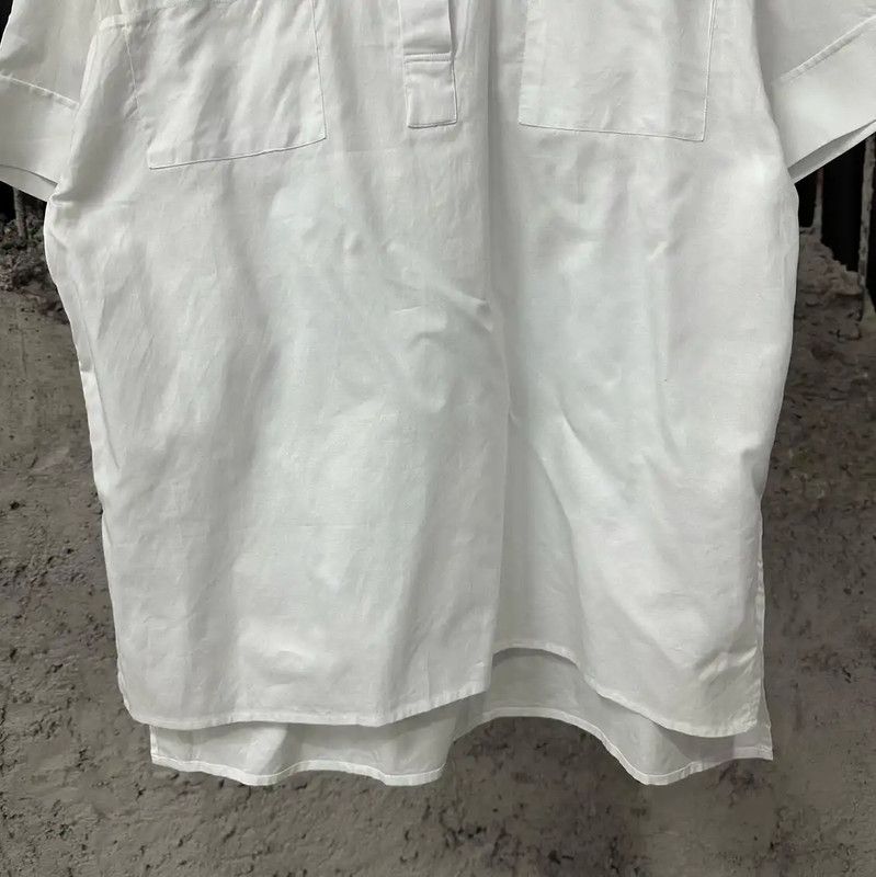 Valentino Valentino White Summer Short Sleeve Shirt 0089 Size ONE SIZE - 4 Thumbnail