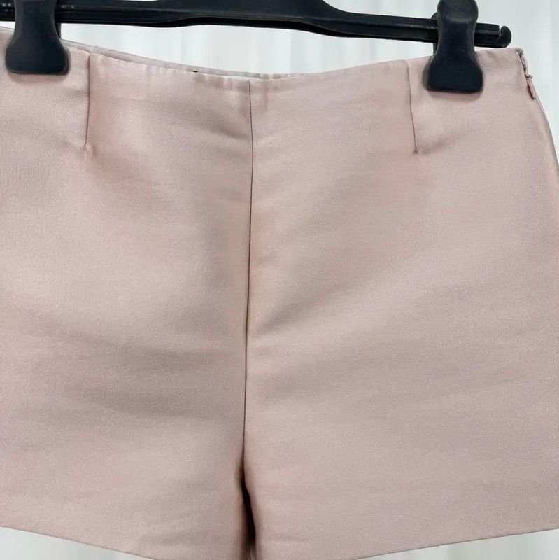 Valentino Valentino Summer Lilac Silk Logo Women’s Shorts 0089 Size 30" / US 8 / IT 44 - 3 Thumbnail