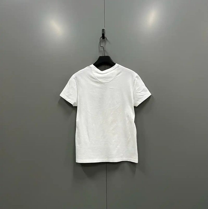 Valentino Valentino Summer White Cotton Short Sleeve Tee 0089 Size S / US 4 / IT 40 - 2 Thumbnail