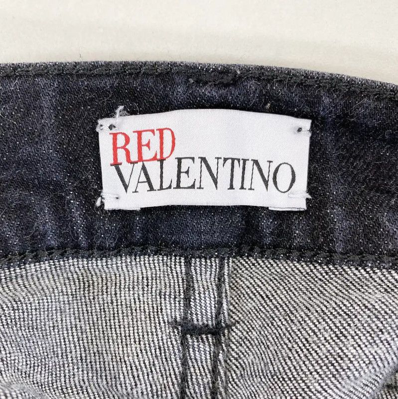 Valentino Valentino Dark Gray Star Denim Shorts 0089 Size 24" / US 00 / IT 34 - 7 Thumbnail