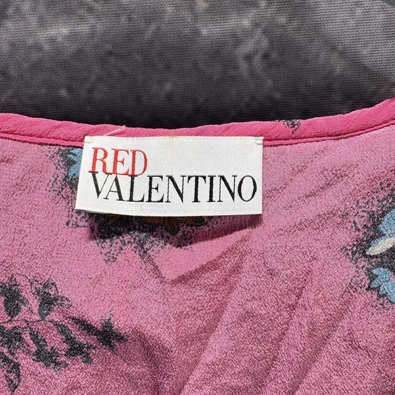 Valentino Valentino Pink Silk T-Shirt for Women 0089 Size M / US 6-8 / IT 42-44 - 3 Thumbnail