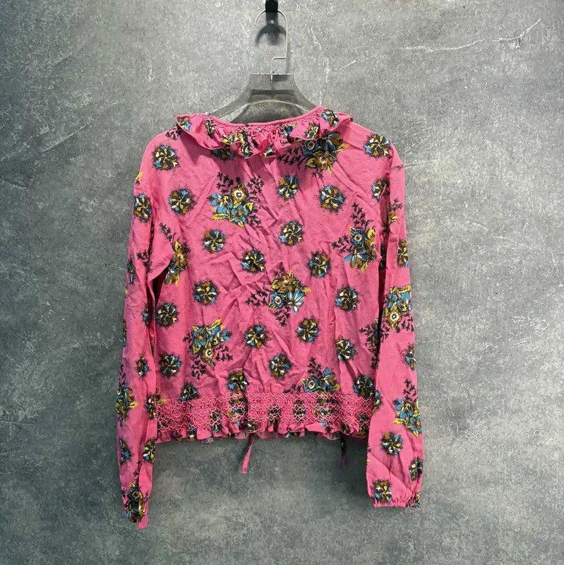 Valentino Valentino Pink Silk T-Shirt for Women 0089 Size M / US 6-8 / IT 42-44 - 2 Thumbnail
