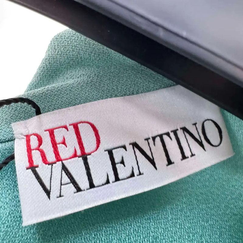 Valentino Valentino Sleeveless Pleated Midi Dress in Blue 0089 Size XL / US 12-14 / IT 48-50 - 5 Thumbnail