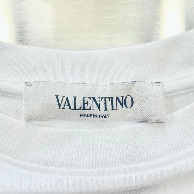 Valentino Valentino White Women's T-Shirt with Logo 0089 Size XS / US 0-2 / IT 36-38 - 3 Thumbnail