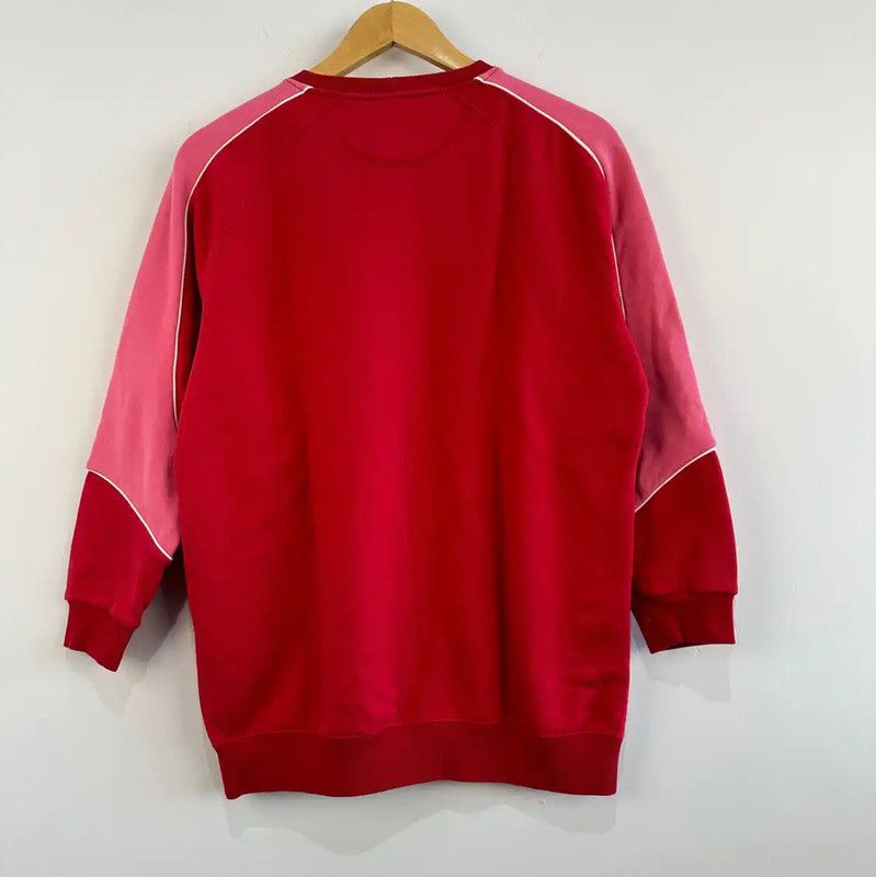 Valentino Valentino Red Cotton Women's Sweatshirt 0089 Size XS / US 0-2 / IT 36-38 - 2 Thumbnail
