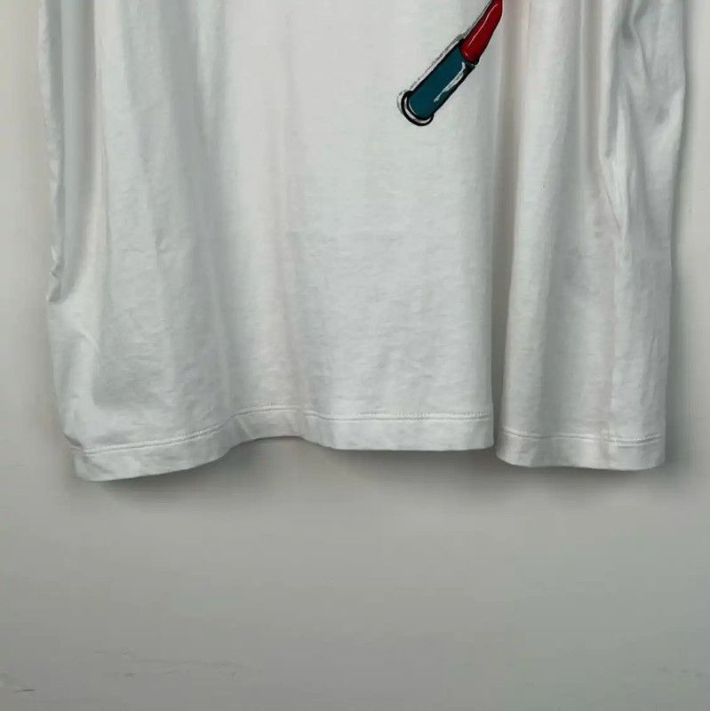 Valentino Valentino Summer White Short Sleeve T-shirt 0089 Size XS / US 0-2 / IT 36-38 - 3 Thumbnail