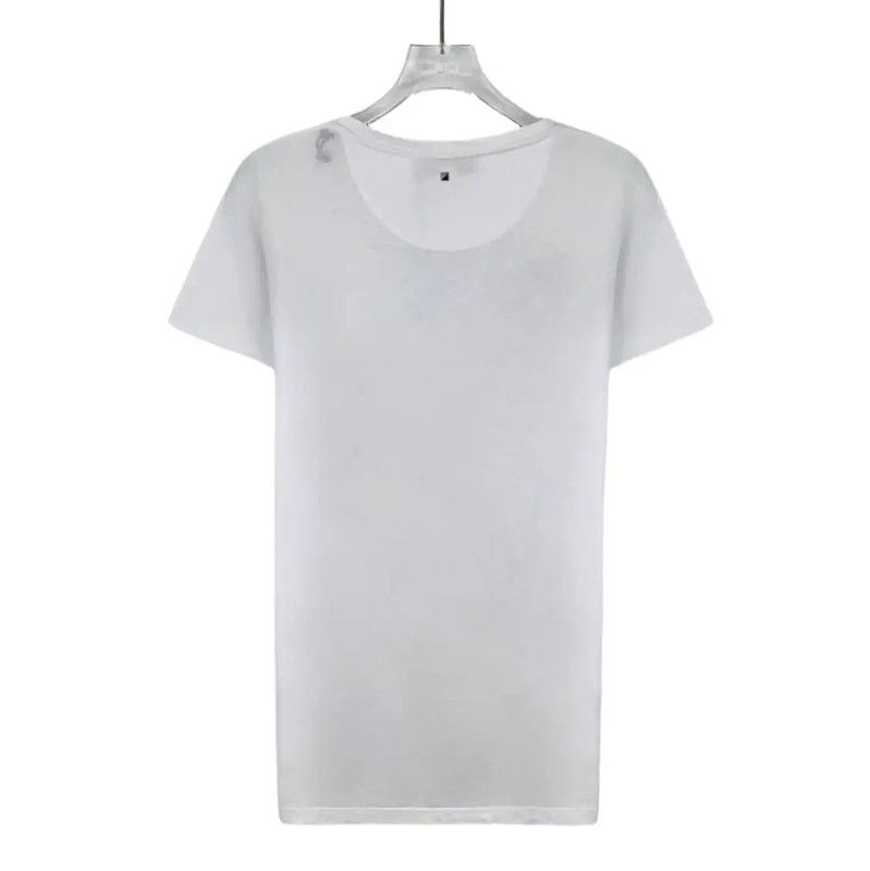 Valentino Valentino White Cotton Women's T-Shirt with Embroidery 0089 Size S / US 4 / IT 40 - 2 Thumbnail