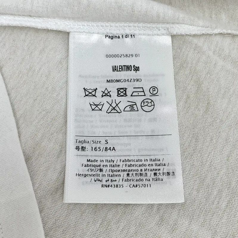 Valentino Valentino White Cotton Women's T-Shirt with Embroidery 0089 Size S / US 4 / IT 40 - 6 Thumbnail