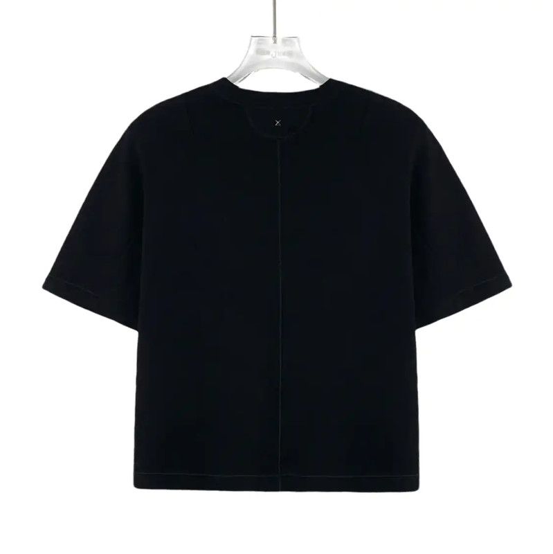 Valentino Valentino Black Short Sleeve Women's T-Shirt 0089 Size XS / US 0-2 / IT 36-38 - 2 Thumbnail