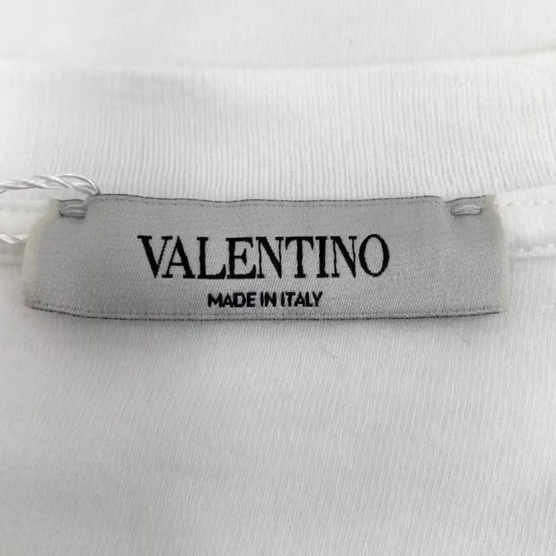 Valentino Valentino White Cotton Short Sleeve T-Shirt 0089 Size XS / US 0-2 / IT 36-38 - 5 Thumbnail