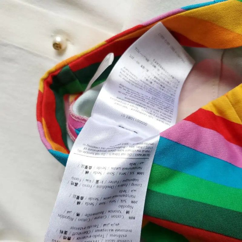 Valentino Valentino Colorful Striped Summer Women's Shorts 0089 Size 23" - 6 Thumbnail