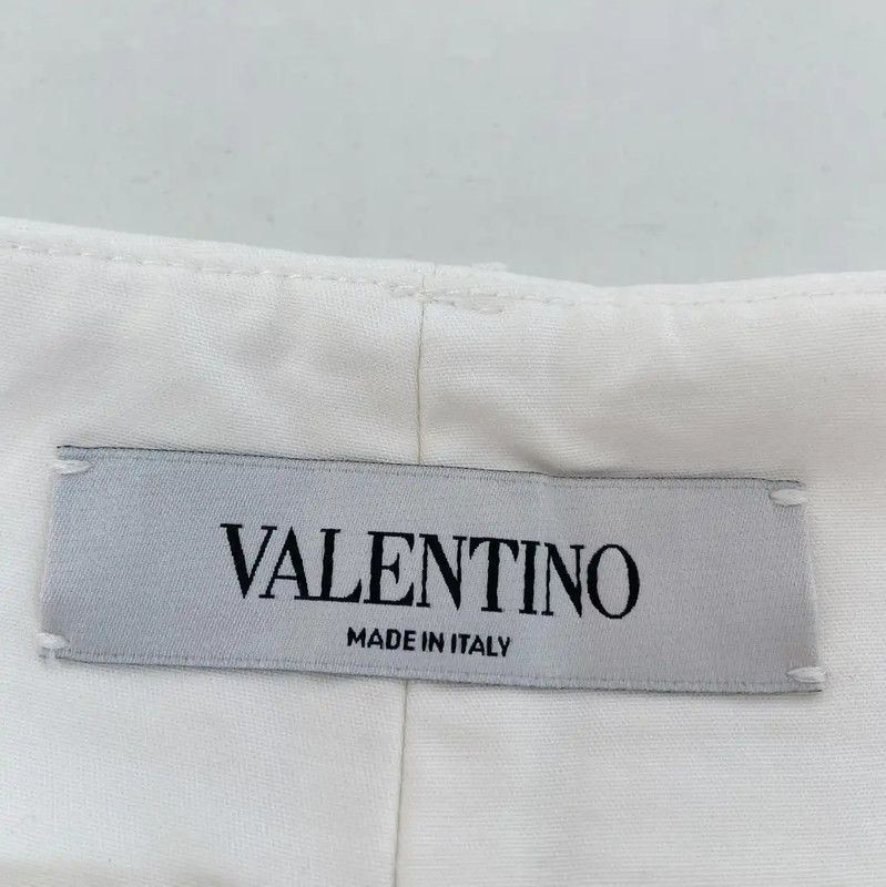 Valentino Valentino White Cotton Women's Shorts 0089 Size 30" / US 8 / IT 44 - 5 Thumbnail