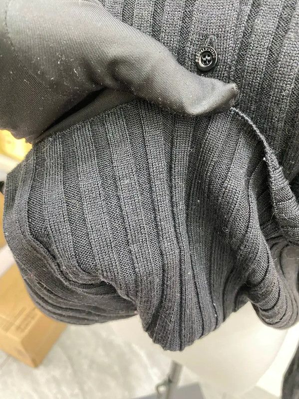 Valentino Valentino Black Cotton Blend Pullover Sweater 0089 Size M / US 6-8 / IT 42-44 - 4 Thumbnail