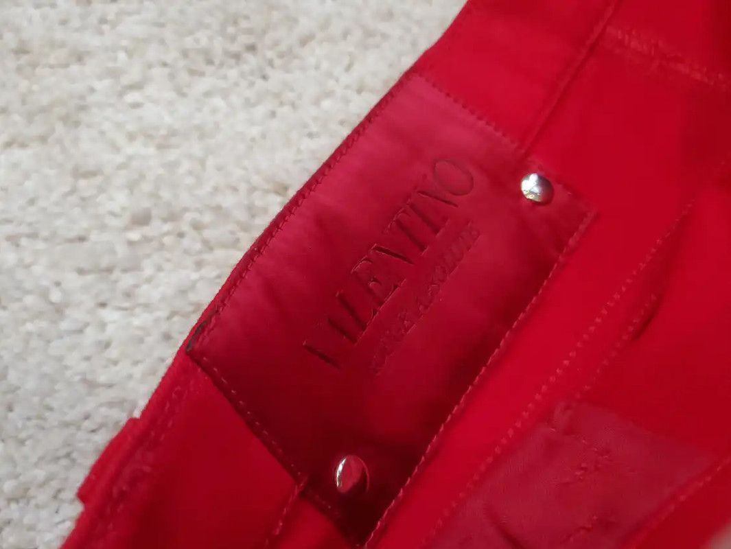Valentino Valentino Red Cotton Women's Shorts 0089 Size 27" / US 4 / IT 40 - 5 Thumbnail