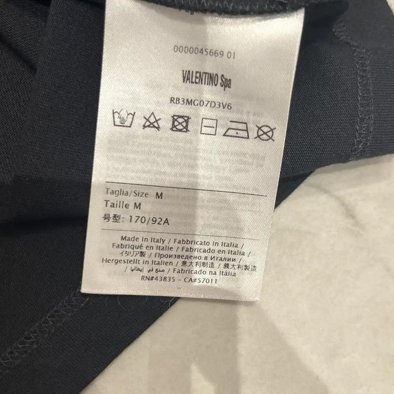 Valentino Valentino Black Cotton Summer T-Shirt 0089 Size M / US 6-8 / IT 42-44 - 3 Thumbnail