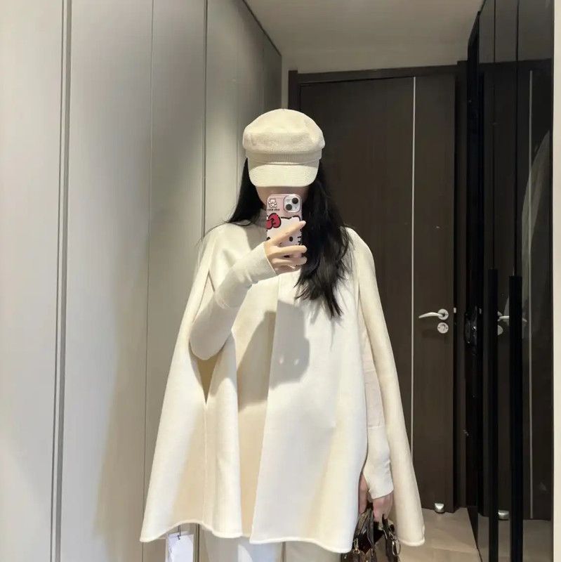 Valentino Valentino Women's Long Wool Blend Trench Coat 0089 Size M / US 6-8 / IT 42-44 - 6 Thumbnail