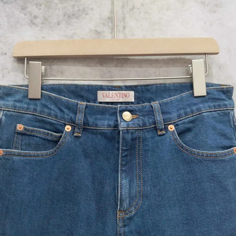 Valentino Valentino Denim Pants in Deep Blue for Women 0089 Size 28" / US 6 / IT 42 - 3 Thumbnail
