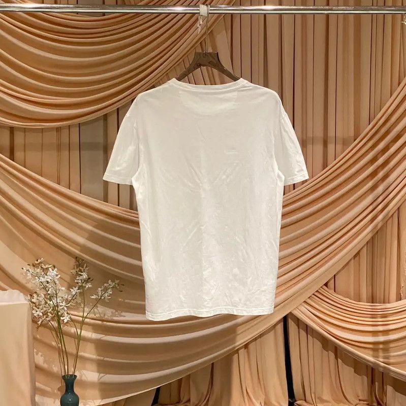 Valentino Valentino White Cotton T-Shirt for Women 0089 Size L / US 10 / IT 46 - 2 Thumbnail