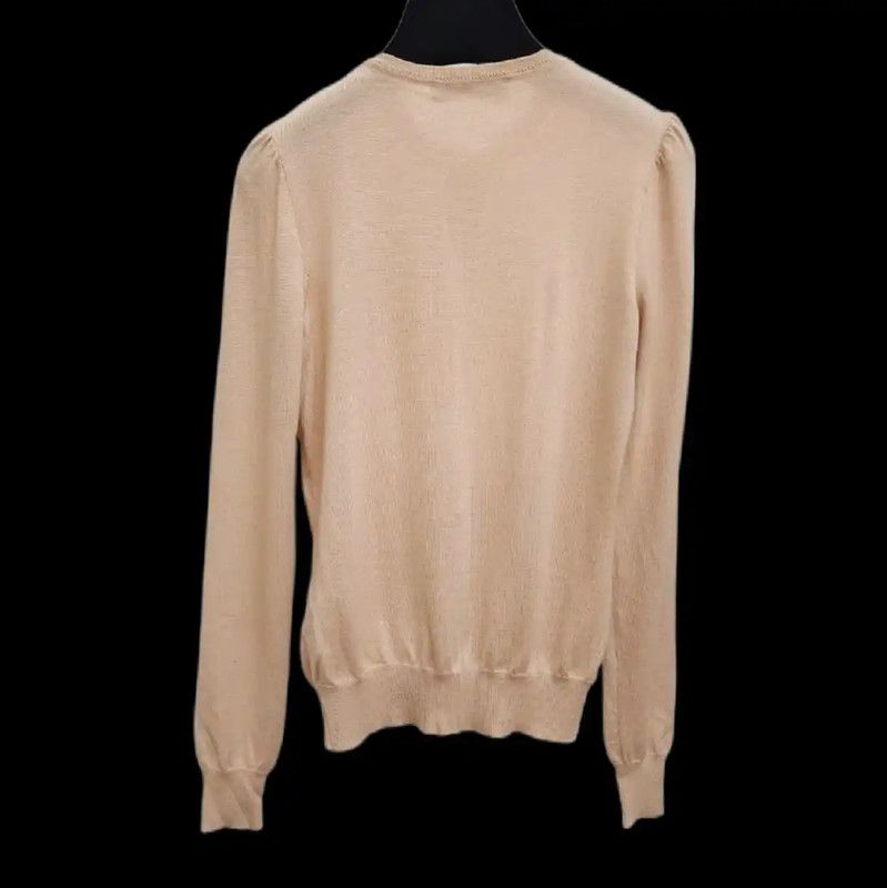 Valentino Valentino Pink Wool Embroidered Cardigan 0089 Size XS / US 0-2 / IT 36-38 - 2 Thumbnail