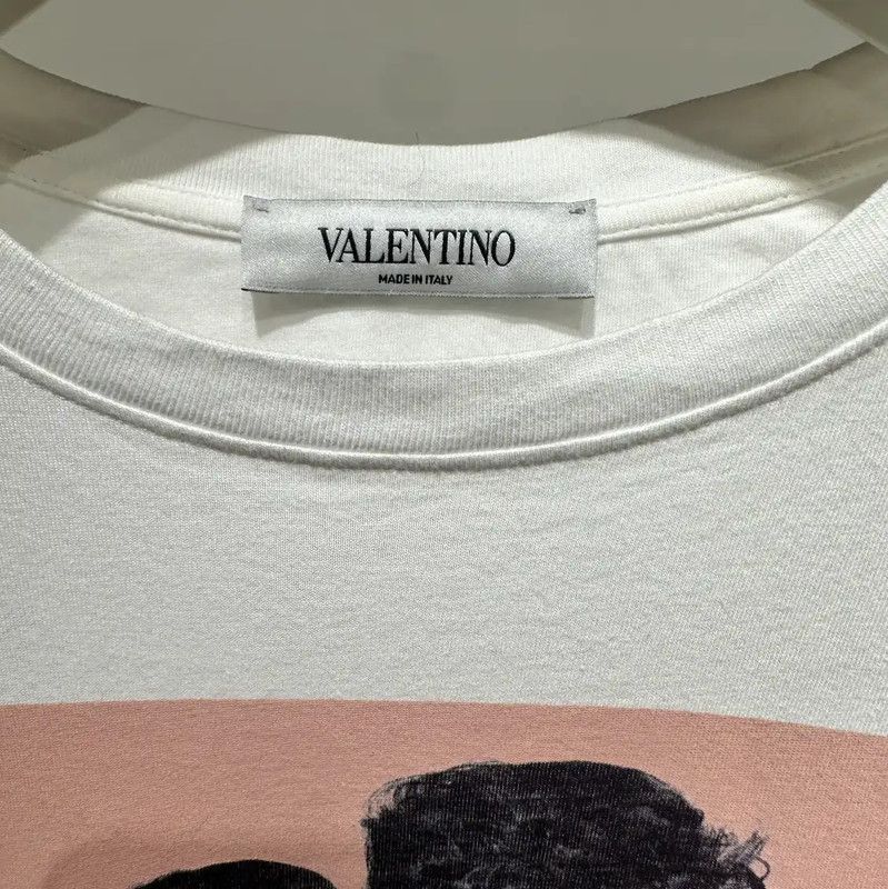 Valentino Valentino Women's White Graphic Cotton T-Shirt 0089 Size XS / US 0-2 / IT 36-38 - 5 Thumbnail