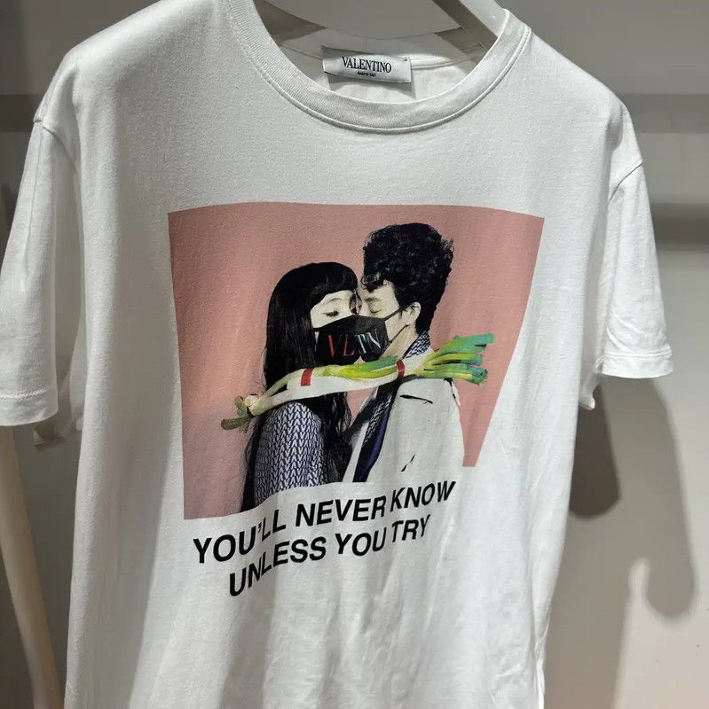 Valentino Valentino Women's White Graphic Cotton T-Shirt 0089 Size XS / US 0-2 / IT 36-38 - 9 Thumbnail