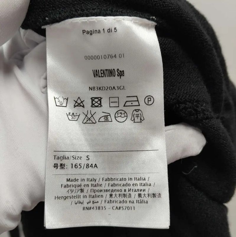 Valentino Valentino Black Wool Long Sleeve Dress 0089 Size S / US 4 / IT 40 - 4 Thumbnail