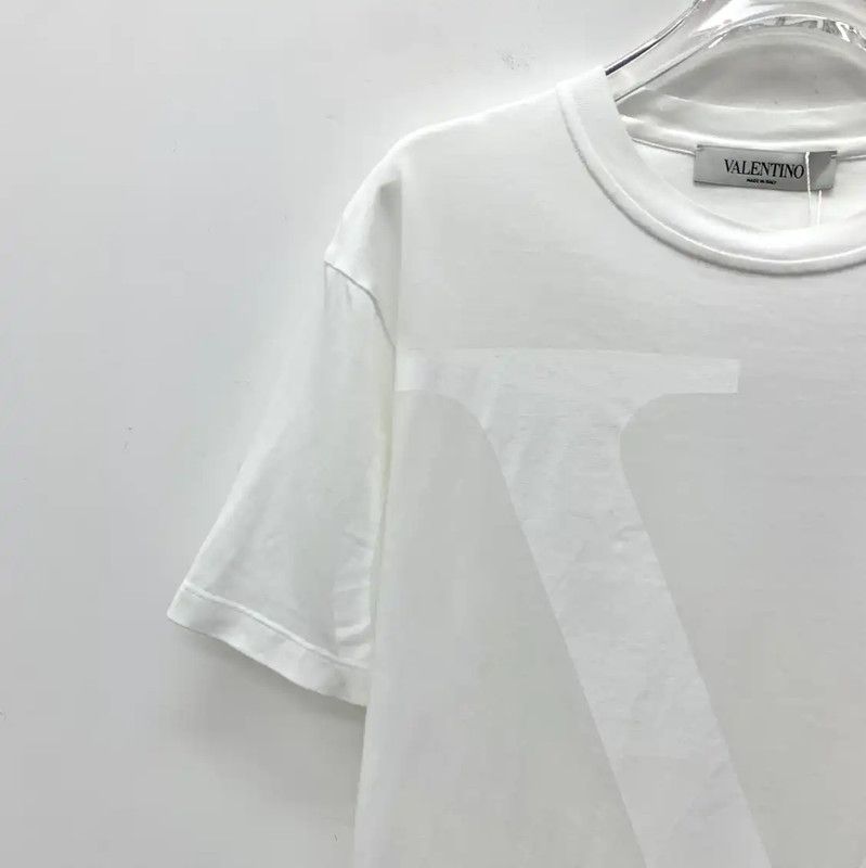 Valentino Valentino Women's White Cotton T-Shirt 0089 Size XS / US 0-2 / IT 36-38 - 3 Thumbnail