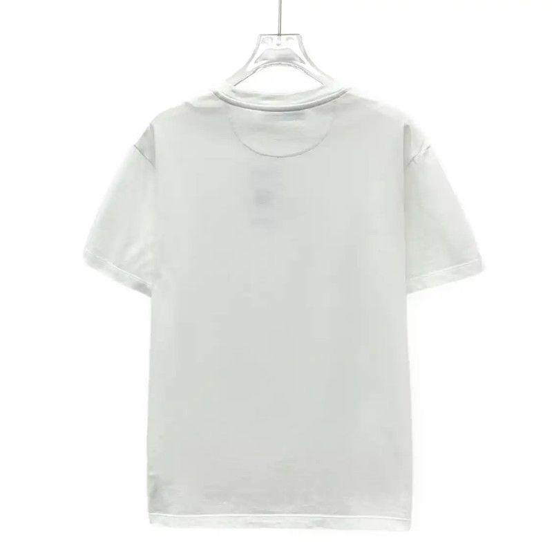 Valentino Valentino Women's White Cotton T-Shirt 0089 Size XS / US 0-2 / IT 36-38 - 2 Thumbnail