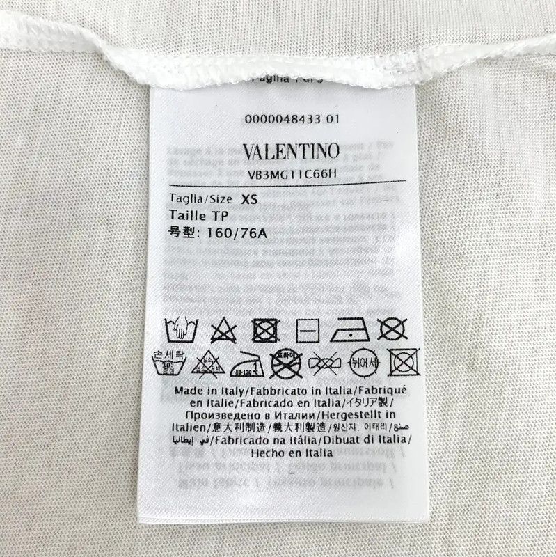 Valentino Valentino Women's White Cotton T-Shirt 0089 Size XS / US 0-2 / IT 36-38 - 6 Thumbnail