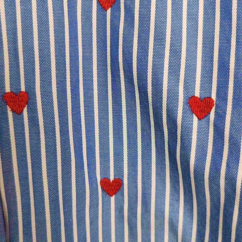 Valentino Valentino Blue Striped Cotton Shirt for Women 0089 Size M / US 6-8 / IT 42-44 - 3 Thumbnail