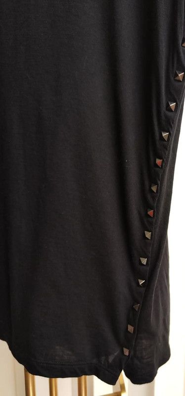 Valentino Valentino Black Cotton Short Sleeve Tee 0089 Size S / US 4 / IT 40 - 5 Thumbnail