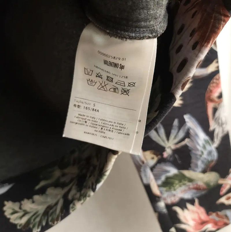 Valentino Valentino Spring Black Cotton Printed Long Sleeve Sweatshirt 0089 Size S / US 4 / IT 40 - 4 Thumbnail