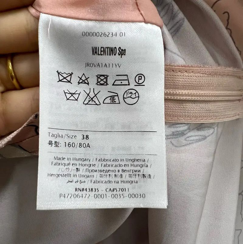 Valentino Valentino Pink Sleeveless Summer Dress 0089 Size ONE SIZE - 3 Thumbnail