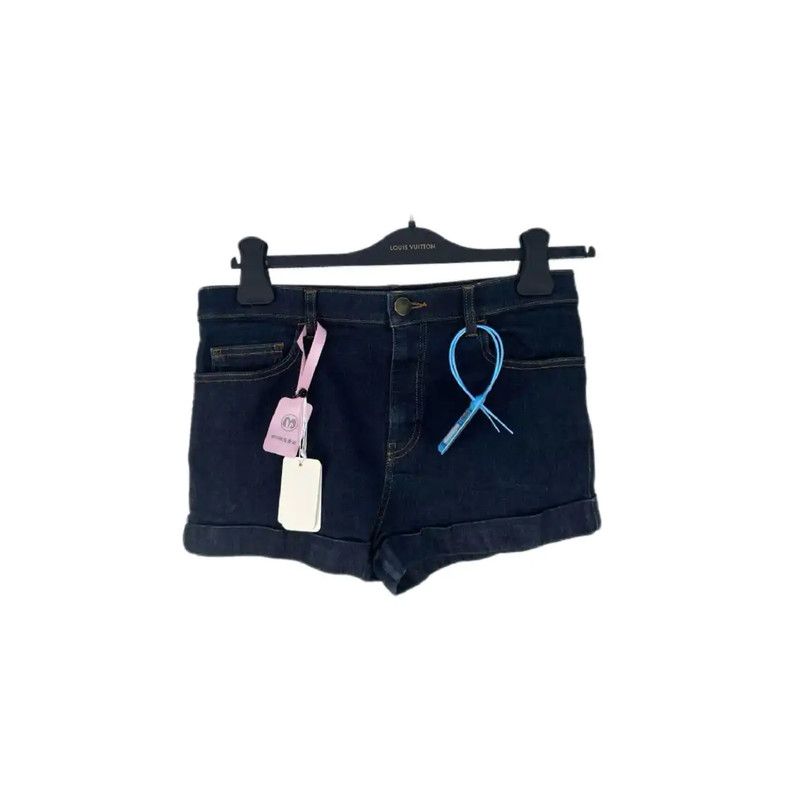 Valentino Valentino Blue Women's Denim Shorts 0089 Size 28" / US 6 / IT 42 - 5 Thumbnail