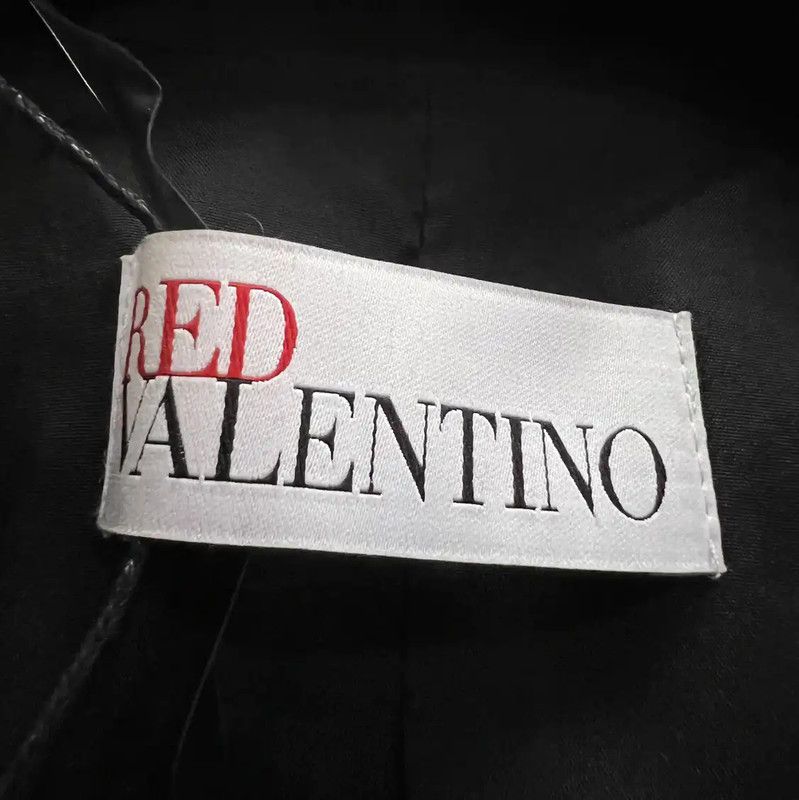 Valentino Valentino Black Cotton Women's Jacket for Spring 0089 Size ONE SIZE - 4 Thumbnail