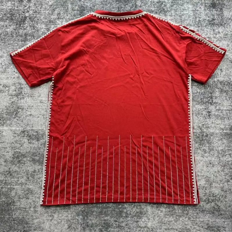 Valentino Valentino Red Cotton T-Shirt with Embellishments 0089 Size L / US 10 / IT 46 - 2 Thumbnail