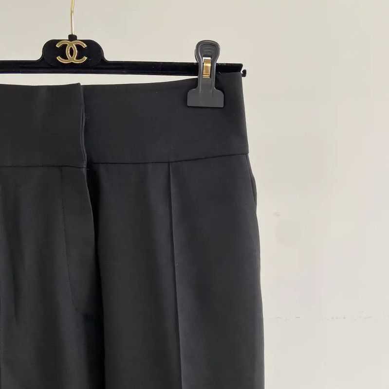 Valentino Valentino Women's Casual Black Pants 0089 Size 26" / US 2 / IT 38 - 3 Thumbnail