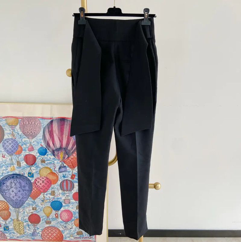 Valentino Valentino Women's Casual Black Pants 0089 Size 26" / US 2 / IT 38 - 2 Thumbnail