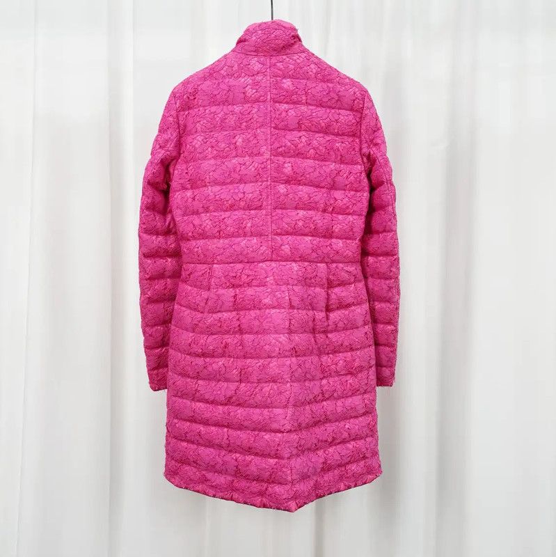 Valentino Valentino Pink Long Down Jacket 0089 Size L / US 10 / IT 46 - 2 Thumbnail