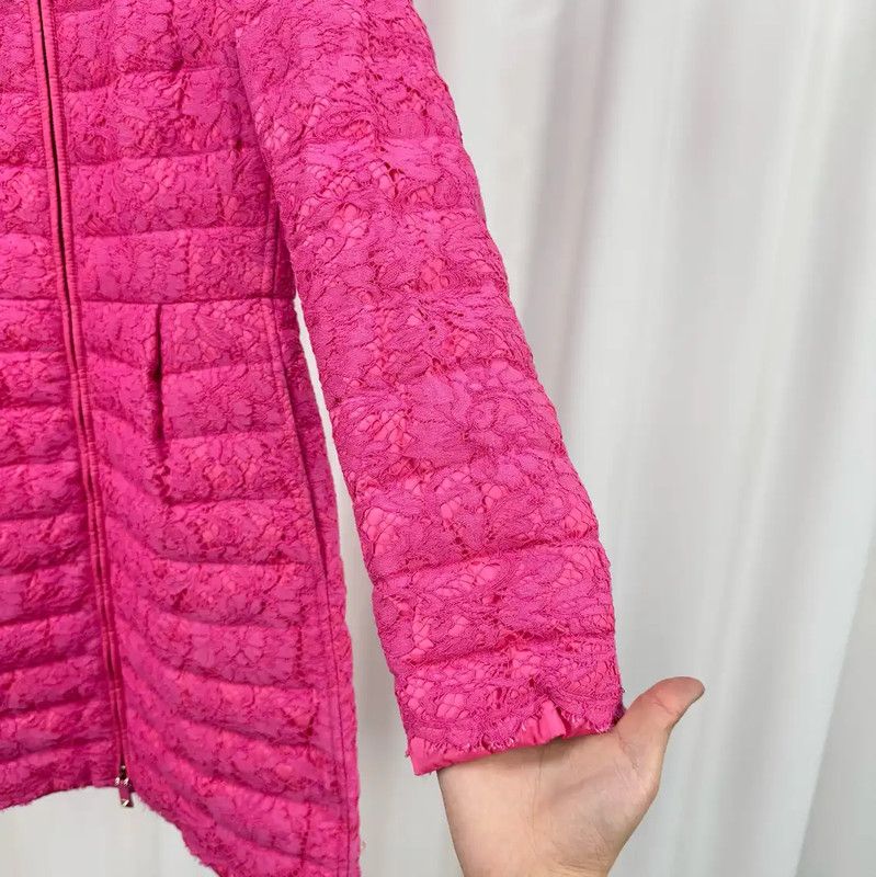 Valentino Valentino Pink Long Down Jacket 0089 Size L / US 10 / IT 46 - 4 Thumbnail