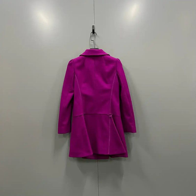 Valentino Valentino Pink Cotton Mid-Length Coat 0089 Size ONE SIZE - 2 Thumbnail