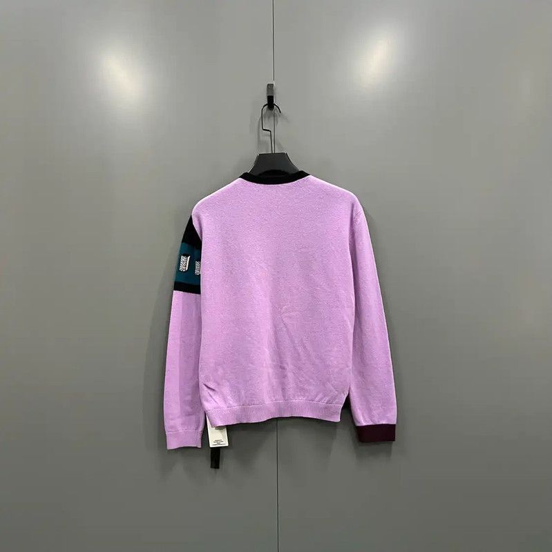 Valentino Valentino Women's Purple Wool Long Sleeve Sweater 0089 Size S / US 4 / IT 40 - 3 Thumbnail