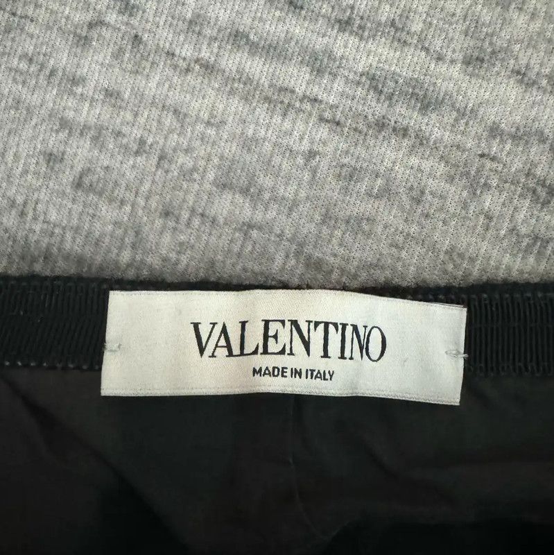 Valentino Valentino Black Wool Embroidered Skirt 0089 Size 23" - 4 Thumbnail