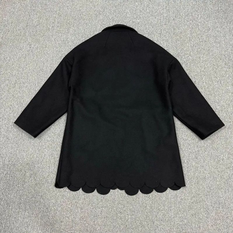 Valentino Valentino Black Polyester Women's Coat 0089 Size M / US 6-8 / IT 42-44 - 2 Thumbnail