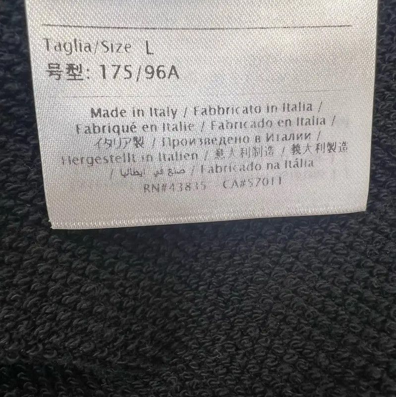 Valentino Valentino Black Cotton Short Sleeve Sweatshirt 0089 Size L / US 10 / IT 46 - 8 Thumbnail