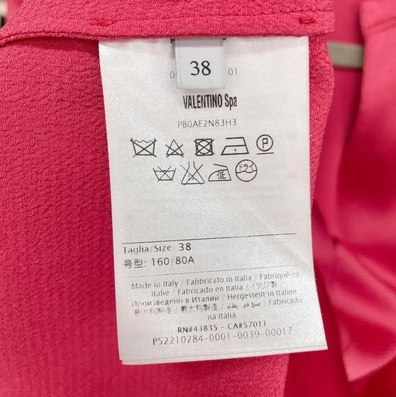 Valentino Valentino Pink Short Sleeve Summer T-Shirt 0089 Size M / US 6-8 / IT 42-44 - 7 Thumbnail