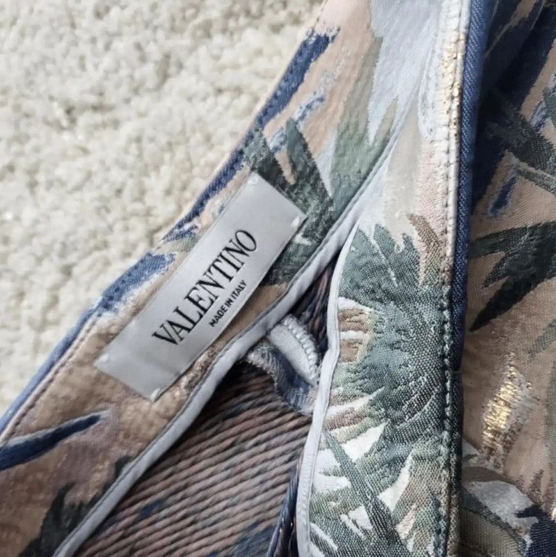 Valentino Valentino Colorful Floral Print Summer Shorts 0089 Size 23" - 4 Thumbnail