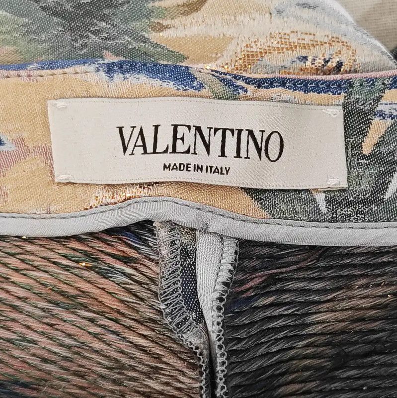 Valentino Valentino Colorful Floral Print Summer Shorts 0089 Size 23" - 5 Thumbnail
